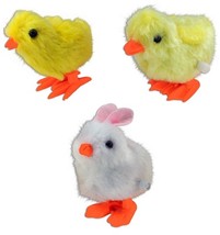 Wind Up Fuzzy Bunny Or Chick   One Item W/Random Color And Design - £3.20 GBP