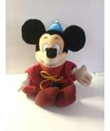 Vtg Disneyland Walt Disney World Sorcerer Mickey Mouse Plush Fantasia Bl... - £11.07 GBP