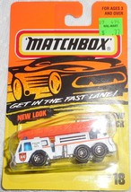 1996 Matchbox &quot;Extending Ladder Truck&quot; #18 Mint On Card Collector #MB134 - $5.00