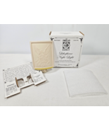 Lithophane Night Light Delilah Guardian Angel Porcelain Garden NOS UNUSE... - $24.95