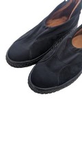L&#39;AMOUR DES PIEDS Womens 8M Black Nylon Leather Adjustable Back Casual S... - $59.39