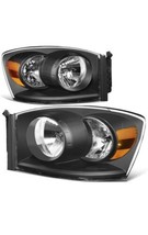 Dna Motoring Headlight Set Fits 06-09 Ram 2500 3500 06-08 Ram 1500 - £109.01 GBP