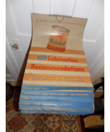 Vintage 1950 Mobiloil Lubrication Recommendations Chart - $1,733.20 MXN