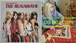 Cherie Currie signed The Best of The Runaways 12x12 album photo COA exact proof. - £139.31 GBP