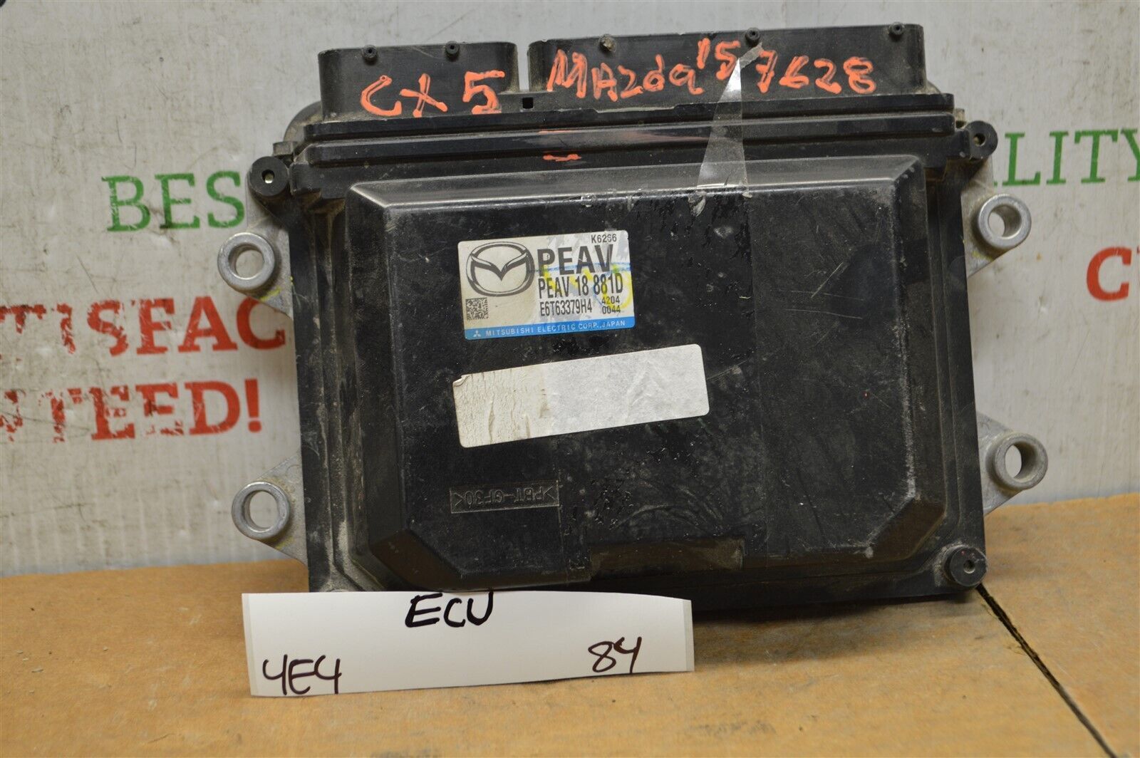 2013-14 Mazda CX-5 Engine Control Unit ECU PEAV18881D Module 84-4E4 - $199.99