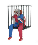Animated caged clown walk around - $225.80 CAD
