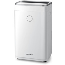 60-Pint Dehumidifier For Home &amp; Basements 4000 Sq. Ft W/ 3-Color Digital Display - £287.20 GBP