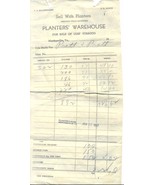 PLANTERS&#39; WAREHOUSE (Martinsville VA) vintage handwritten 1947 tobacco i... - $13.52 CAD