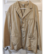 Old Navy Classic Tailored Men&#39;s XL Tan Cotton Blazer/Jacket-Nice! - £24.57 GBP