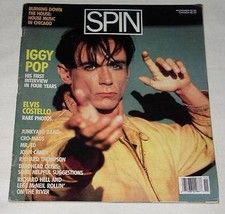 IGGY POP IGGY &amp; THE STOOGES SPIN MAGAZINE VINTAGE 1986 - $24.99