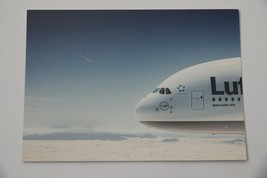 Lufthansa Airlines Airbus A380 Postcard Airplane Nose Card Germany 2009 ... - £7.79 GBP