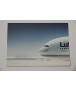 Lufthansa Airlines Airbus A380 Postcard Airplane Nose Card Germany 2009 ... - £7.81 GBP