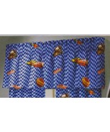 Disney Pixar Cars Blue Flag Mater Autograph Window Curtain Valance  - $21.93 CAD