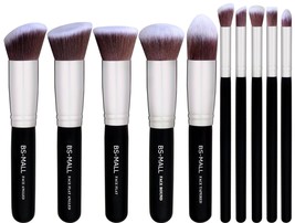 Premium Synthetic Kabuki Makeup Brush Set Cosmetics, Eyeliner, Face,Powder, Hair - £15.44 GBP