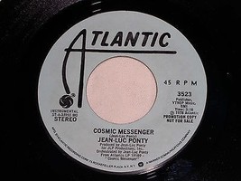 Jean Luc Ponty Cosmic Messenger Art Of Happiness Promotional 45 Rpm Record 1978 - £15.17 GBP