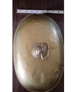 1849 PRUSSIA or Massachusetts BRASS FOOT WARMER Wilhelmine Riedel, Ernst Oertel - $130.00