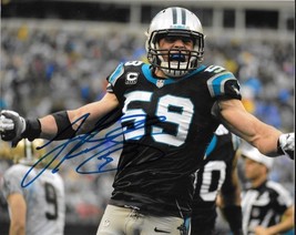 Luke Kuechly Signed Photo 8 X10 Rp Auto Autographed Carolina Panthers - $19.99