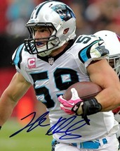 Luke Kuechly Signed Photo 8 X10 Rp Auto Autographed Carolina Panthers - £15.97 GBP