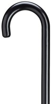 Unisex Round Nose Crook Cane Black -Affordable Gift! Item #DHAR-9003208 - £27.42 GBP