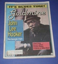 JOHN LEE HOOKER GOLDMINE MAGAZINE VINTAGE 1992 - £31.45 GBP