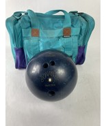 Vintage Bonanza 300 12 LB 4 oz Pound Bowling Ball Blue Free Shipping  wi... - $1,305.73 MXN