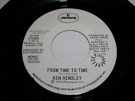 Ken Hensley Uriah Heep From Time To Time 45 Rpm Record Mercury Label Promo - £32.47 GBP