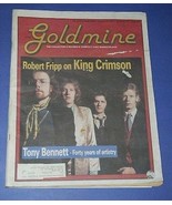 KING CRIMSON GOLDMINE MAGAZINE VINTAGE 1992 ROBERT FRIPP - $39.99