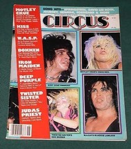 Kiss Motley Crue Twisted Sister Circus Magazine Vintage 1985 - £24.12 GBP