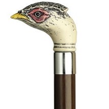 Unisex Pheasant Head Cane Walnut Shaft  -Affordable Gift! Item #HAR-9108407 - £58.66 GBP