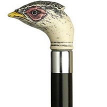 Unisex Pheasant Head Cane Black Shaft  -Affordable Gift! Item #HAR-9108408 - £59.06 GBP