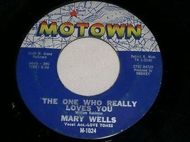 Mary Wells The One Who Really Loves You 45 Rpm Record Vintage - £15.14 GBP