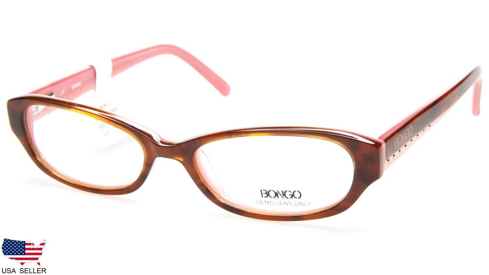 NEW W/ TAG BONGO B TAMIKO BRN / BROWN EYEGLASSES GLASSES FRAME 48-15-135... - $19.59