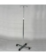 IV Stand - Basic IV Stand on wheels, Adjustable, Heavy Duty Chrome - $122.54 CAD