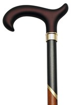 Soft Touch Cane Cherry Metallic Gold Brown Handle -Affordable Gift! Item... - $74.99