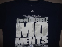 Blue New york Yankees 42 Mariana Rivera Memorable MOments Baseball MLB T Shirt M - $15.47