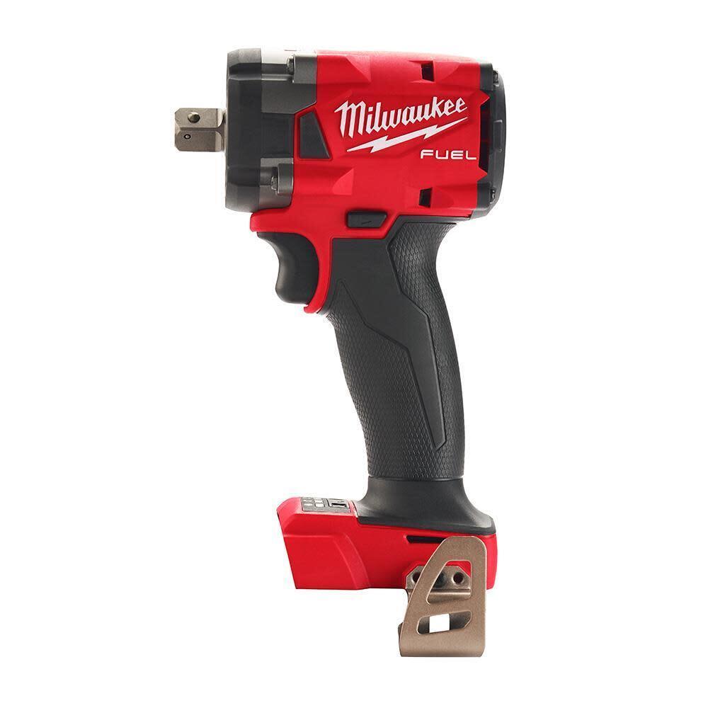 Milwaukee M18 Fuel 1/2 Compact Impact Wrench With Pin Detent - $344.99
