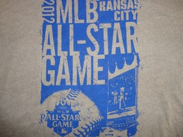 Brown 2012 Kansas City All Star Game Baseball MLB T Shirt Mens S Free US... - $22.67