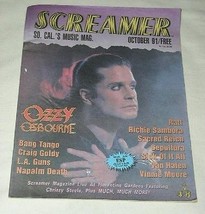 OZZY OSBOURNE SCREAMER MAGAZINE VINTAGE 1991 - £23.59 GBP