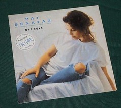 Pat Benatar One Love Wide Awake In Dreamland 45 Rpm Record W/Pic Sleeve 1988 Uk - £15.09 GBP