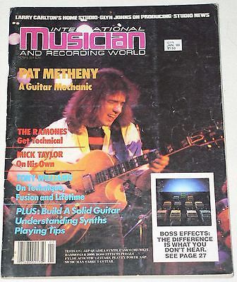 Primary image for PAT METHENY INTERNATIONAL MUSICIAN MAGAZINE VINTAGE 1980