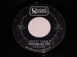 Patty Duke Everything But Love Don&#39;t Just Stand There 45 Rpm Record Vintage - £15.02 GBP