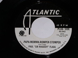 Paul Sir Raggedy Flagg Papa Momma Romper Stomper Shoo Fly Pie 45 Rpm Record - £32.79 GBP