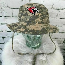 Louisville Cardinals Mens Sz M Hat Digital Camo Snap-Up Explorer Safari Bucket - £9.49 GBP