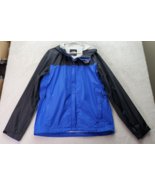 The North Face Windbreaker Jacket Mens Large Blue Long Sleeve Hooded Ful... - £29.12 GBP