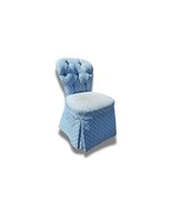 Tufted Blue Accent Chair - £138.16 GBP