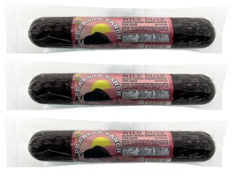 Pearson Ranch Hickory Smoked Wild Game Boar Summer Sausage 7oz- Pack of 3 - £24.99 GBP