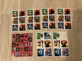 Lot of 7 Star wars Stickers Cards Lucasfilm 2011 2012 Hallmark - $14.03