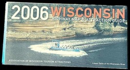 Official Wisconsin State Map 2006 Ephemera Vacation Travel Trip Visitor ... - £6.15 GBP