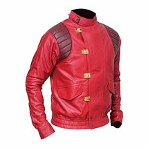 Bestzo Akira Kaneda Moto Jacket Sheep Leather Red 4XL - $189.00