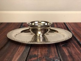 Lot: Silverplate Oneida Park Lane 1 Piece 12 5/8&quot; Chip &amp; Dip And Oneida 6&quot; Bowl  - £23.36 GBP